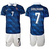 Men's France #7 GRIEZMANN National Team FIFA x World Cup 2026 Home On Field Jersey,baseball caps,new era cap wholesale,wholesale hats