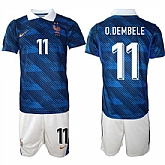 Men's France #11 O.DEMBELE National Team FIFA x World Cup 2026 Home On Field Jersey,baseball caps,new era cap wholesale,wholesale hats