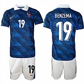 Men's France #19 BENZEMA National Team FIFA x World Cup 2026 Home On Field Jersey,baseball caps,new era cap wholesale,wholesale hats