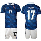 Men's France #17 SALIBA National Team FIFA x World Cup 2026 Home On Field Jersey,baseball caps,new era cap wholesale,wholesale hats