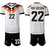 Men's Germany #22 TER STEGEN National Team FIFA x World Cup 2026 Home White On Field Jersey,baseball caps,new era cap wholesale,wholesale hats