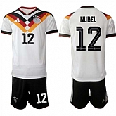 Men's Germany #12 NUBEL National Team FIFA x World Cup 2026 Home White On Field Jersey,baseball caps,new era cap wholesale,wholesale hats