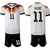 Men's Germany #11 KLOSE National Team FIFA x World Cup 2026 Home White On Field Jersey,baseball caps,new era cap wholesale,wholesale hats