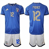 Men's Italy #12 MERET National Team FIFA x World Cup 2026 Home Blue On Field Jerseys,baseball caps,new era cap wholesale,wholesale hats