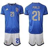 Men's Italy #21 PIRLO National Team FIFA x World Cup 2026 Home Blue On Field Jerseys,baseball caps,new era cap wholesale,wholesale hats