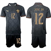 Men's Portugal #12 JOSE SA National Team FIFA x World Cup 2026 Away Gray On Eusebio special edition Jersey,baseball caps,new era cap wholesale,wholesale hats