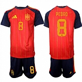 Men's Spain #8 PEDRD National Team FIFA x World Cup 2026 Home Red On Field Jerseys,baseball caps,new era cap wholesale,wholesale hats