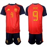 Men's Spain #9 GAVI National Team FIFA x World Cup 2026 Home Red On Field Jerseys,baseball caps,new era cap wholesale,wholesale hats