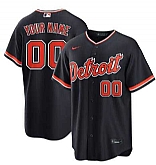 Men's Detroit Tigers Custom Nike Alternate Replica Navy Stitched Baseball Jersey,baseball caps,new era cap wholesale,wholesale hats