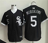Men's Chicago White Sox #5 Munetaka Murakami Black 2025 Limited Stitched Jersey,baseball caps,new era cap wholesale,wholesale hats