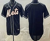 Men's New York Mets Blank 2026 Black Fashion Cool Base Jersey,baseball caps,new era cap wholesale,wholesale hats
