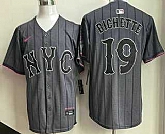 Men's New York Mets #19 Bo Bichette Gray City Connect Limited Jersey,baseball caps,new era cap wholesale,wholesale hats