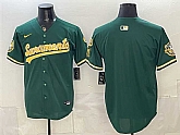 Men's Oakland Athletics Blank 2026 Green Alternate Sacramento Celebrating 125 Years Vapor Limited Stitched Jersey,baseball caps,new era cap wholesale,wholesale hats