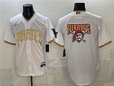 Men's Pittsburgh Pirates Team Big Logo White 2026 City Connect Stadium Stitched Jersey,baseball caps,new era cap wholesale,wholesale hats