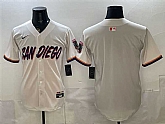 Men's San Diego Padres Blank Cream 2026 City Connect Stadium Stitched Jersey,baseball caps,new era cap wholesale,wholesale hats
