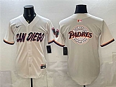 Men's San Diego Padres Team Big Logo Cream 2026 City Connect Stadium Stitched Jersey,baseball caps,new era cap wholesale,wholesale hats