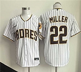 Men's San Diego Padres #22 Mason Miller White Cool Base Stitched Jersey,baseball caps,new era cap wholesale,wholesale hats