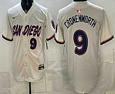 Men's San Diego Padres #9 Jake Cronenworth Cream 2026 City Connect Baseball Jersey,baseball caps,new era cap wholesale,wholesale hats