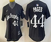 Women's Los Angeles Dodgers #44 Andy Pages Black Gothic Edition Vapor Premier Limited Jersey,baseball caps,new era cap wholesale,wholesale hats