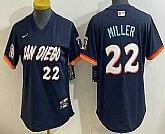 Women's San Diego Padres #22 Mason Miller Navy 2026 City Connect Stadium Jersey,baseball caps,new era cap wholesale,wholesale hats