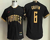 Youth Pittsburgh Pirates #6 Konnor Griffin Black 2026 City Connect Stadium Jersey,baseball caps,new era cap wholesale,wholesale hats