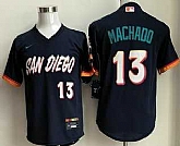 Youth San Diego Padres #13 Manny Machado Navy 2026 City Connect Stadium Jersey,baseball caps,new era cap wholesale,wholesale hats