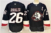 Men's Buffalo Sabres #26 Rasmus Dahlin Black 2024-25 Alternate With C Patch Stitched Jersey,baseball caps,new era cap wholesale,wholesale hats