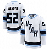 Men's Utah Mammoth #52 Mackenzie Weegar Fanatics White Away Premium Jersey Dzhi,baseball caps,new era cap wholesale,wholesale hats