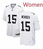 Women Las Vegas Raiders #15 Fernando Mendoza White Vapor Limited Stitched Jersey,baseball caps,new era cap wholesale,wholesale hats