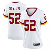 Women's Washington Commanders #52 Sonny Styles Nike White Vapor Limited Stitched Jersey,baseball caps,new era cap wholesale,wholesale hats