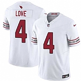 Men's Arizona Cardinals #4 Jeremiyah Love White 2026 Draft F.U.S.E. Vapor Untouchable Limited Stitched Jersey,baseball caps,new era cap wholesale,wholesale hats
