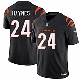 Men's Cincinnati Bengals #24 Jamal Haynes Black 2026 Draft F.U.S.E. Vapor Untouchable Limited Stitched Jersey,baseball caps,new era cap wholesale,wholesale hats