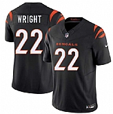 Men's Cincinnati Bengals #22 Ceyair Wright Black 2026 Draft F.U.S.E. Vapor Untouchable Limited Stitched Jersey,baseball caps,new era cap wholesale,wholesale hats