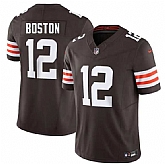 Men's Cleveland Browns #12 Denzel Boston Brown 2026 Draft F.U.S.E. Vapor Limited Stitched Jersey,baseball caps,new era cap wholesale,wholesale hats