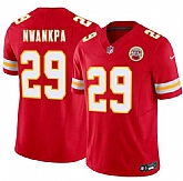 Men's Kansas City Chiefs #29 Xavier Nwankpa Red 2026 Draft F.U.S.E. Vapor Untouchable Limited Stitched Jersey,baseball caps,new era cap wholesale,wholesale hats