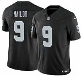 Men's Las Vegas Raiders #9 Jalen Nailor Black 2026 F.U.S.E. Vapor Untouchable Limited Stitched Jersey,baseball caps,new era cap wholesale,wholesale hats