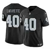 Men's Las Vegas Raiders #40 Devin Lafayette Black 2026 Draft F.U.S.E. Vapor Untouchable Limited Stitched Jersey,baseball caps,new era cap wholesale,wholesale hats