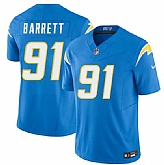 Men's Los Angeles Chargers #91 Nick Barrett Blue 2026 F.U.S.E. Vapor Limited Stitched Jersey,baseball caps,new era cap wholesale,wholesale hats
