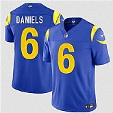 Men's Los Angeles Rams #6 CJ Daniels Royal 2026 Draft F.U.S.E. Vapor Limited Stitched Jersey,baseball caps,new era cap wholesale,wholesale hats