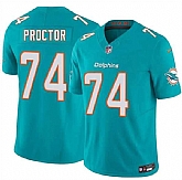 Men's Miami Dolphins #74 Kayden Proctor Aqua 2026 Draft F.U.S.E. Vapor Limited Stitched Jersey,baseball caps,new era cap wholesale,wholesale hats