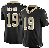 Men's New Orleans Saints #19 Barion Brown Black 2026 Draft F.U.S.E Vapor Limited Stitched Jersey,baseball caps,new era cap wholesale,wholesale hats