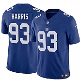 Men's New York Giants #93 Shelby Harris Blue 2026 F.U.S.E. Vapor Untouchable Limited Stitched Jersey,baseball caps,new era cap wholesale,wholesale hats