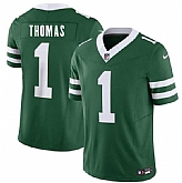Men's New York Jets #1 Azareye'h Thomas Green 2026 Draft F.U.S.E. Vapor Untouchable Limited Stitched Jersey,baseball caps,new era cap wholesale,wholesale hats