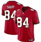 Men's Tampa Bay Buccaneers #84 Bauer Sharp Red 2026 Draft Vapor Limited Stitched Jersey,baseball caps,new era cap wholesale,wholesale hats