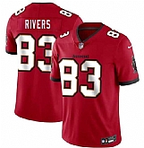 Men's Tampa Bay Buccaneers #83 Eric Rivers Red 2026 Draft Vapor Limited Stitched Jersey,baseball caps,new era cap wholesale,wholesale hats