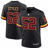 Men's Washington Commanders #52 Sonny Styles Black 2026 F.U.S.E. Hail Raiser Alternate Vapor Limited Stitched Jersey,baseball caps,new era cap wholesale,wholesale hats
