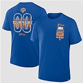 Men's New York Knicks Blue 2026 Finals Custom Legacy T-Shirt,baseball caps,new era cap wholesale,wholesale hats