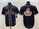 Men's Arizona Diamondbacks Team Big Logo 2026 Fashion Replica Black Out Stitched Jersey Dzhi,baseball caps,new era cap wholesale,wholesale hats