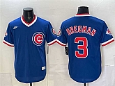 Men's Chicago Cubs #3 Alex Bregman Royal 150th Anniversary Throwback Vapor Limited Stitched Jersey,baseball caps,new era cap wholesale,wholesale hats