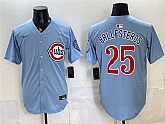 Men's Chicago Cubs #25 Moises Ballesteros Blue 2026 2nd Alternate Limited Stitched Jersey,baseball caps,new era cap wholesale,wholesale hats